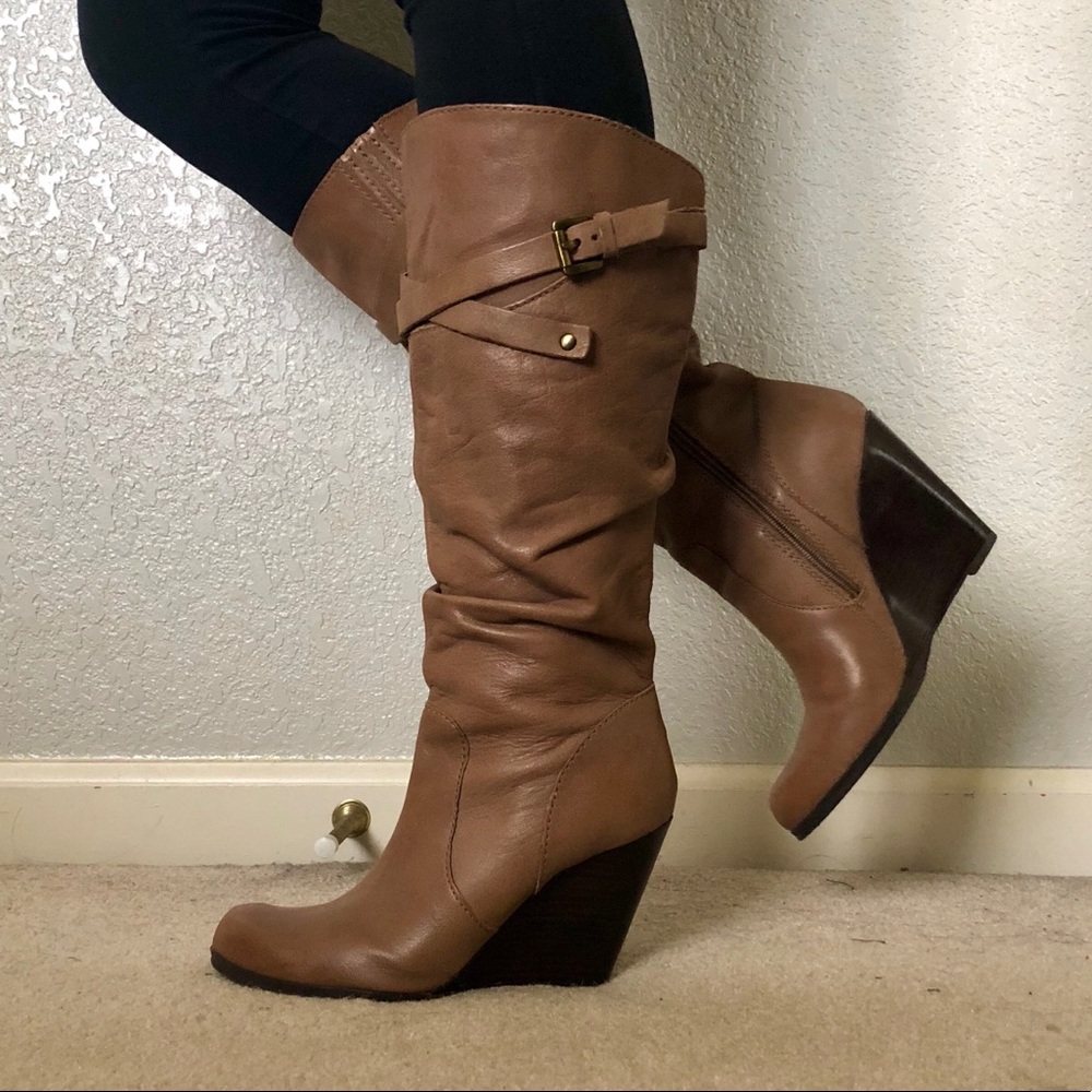 Wedge Heeled Boots